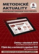 METODICKÉ AKTUALITY Č. 5/2016 - ZMĚNY V ZÁSOBÁCH 2016
